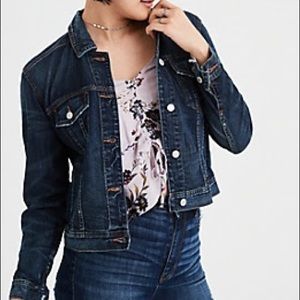 American Eagle Dark Wash Denim Jacket